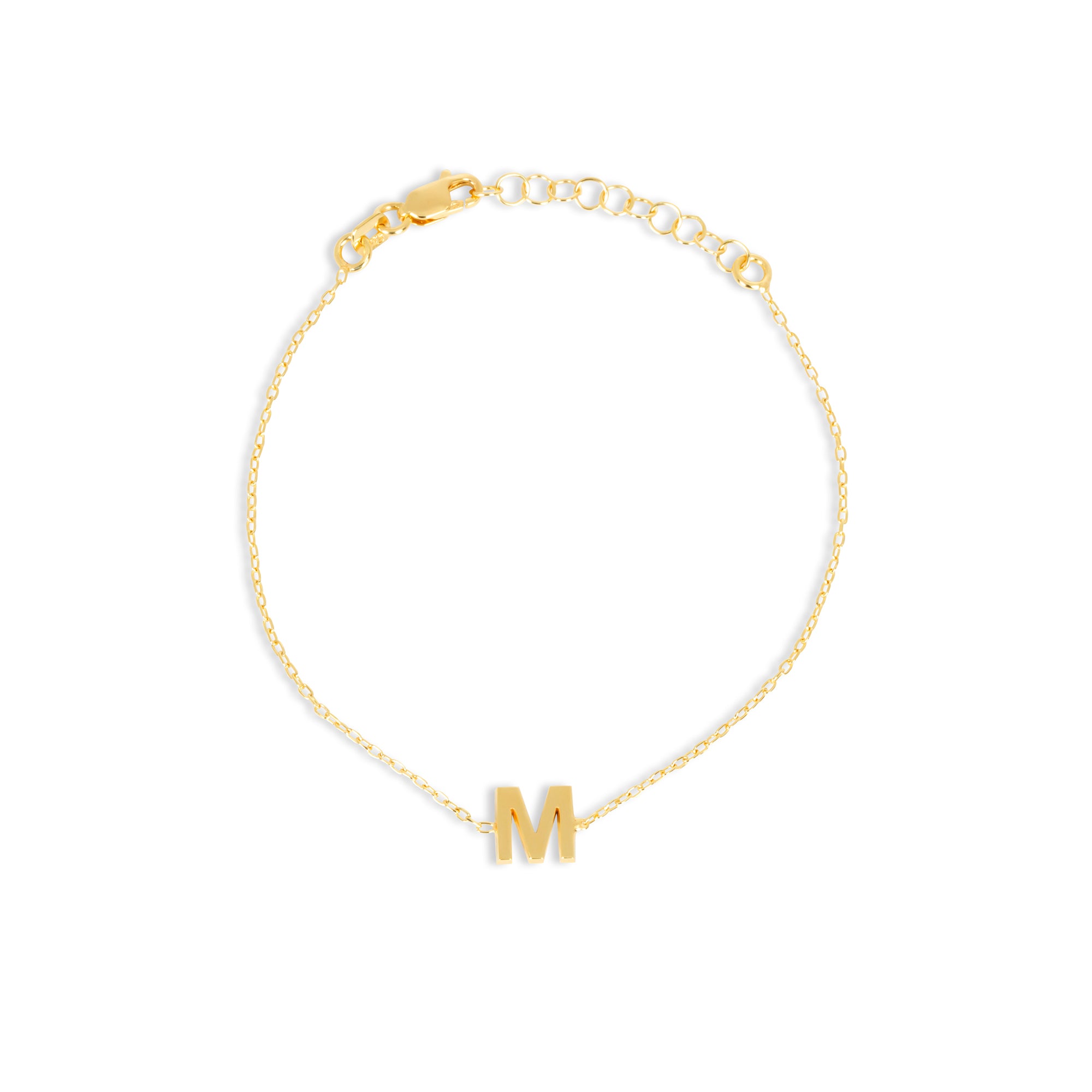 THE UPPERCASE INITIAL BRACELET – The M Jewelers