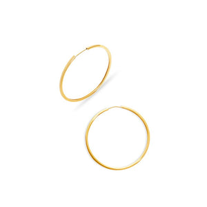 THE THIN MULBERRY HOOP EARRINGS