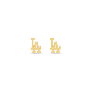 LA Dodgers Stud Earrings