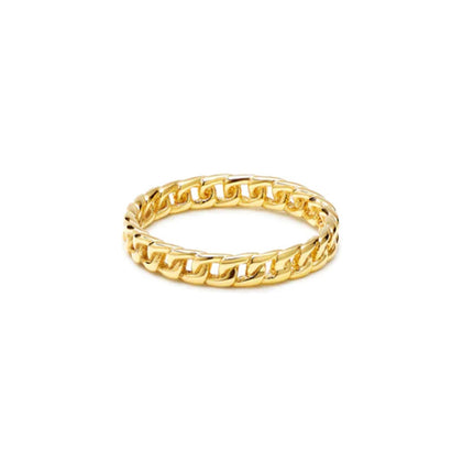 THE THIN CUBAN LINK RING