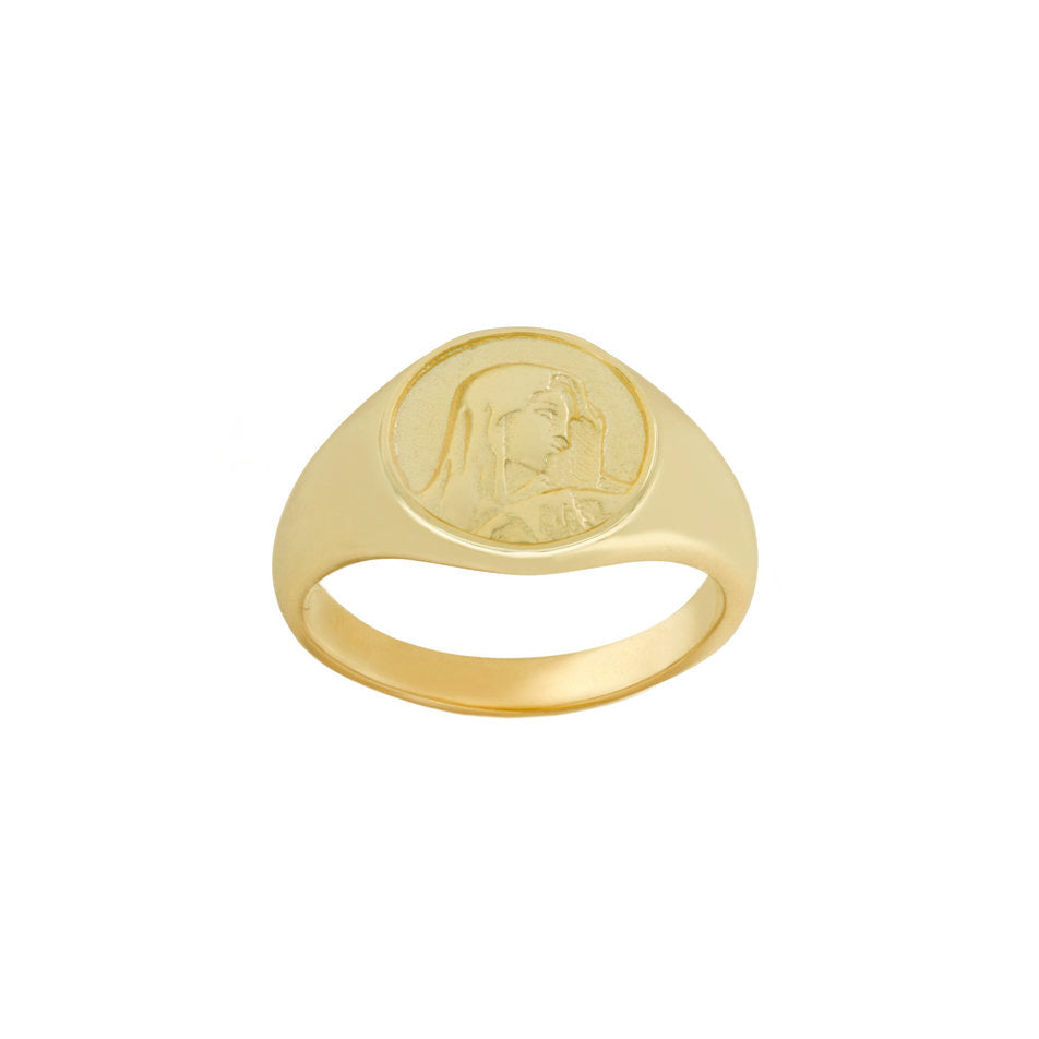 Mary Signet Ring - The M Jewelers