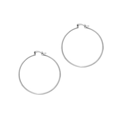 The Thick Ravello Hoops - Metal : Sterling Silver - The M Jewelers