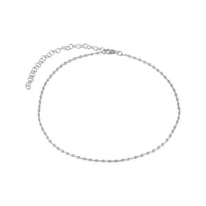silver choker necklace catania