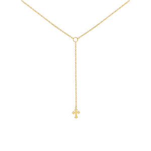 gold cross choker necklace