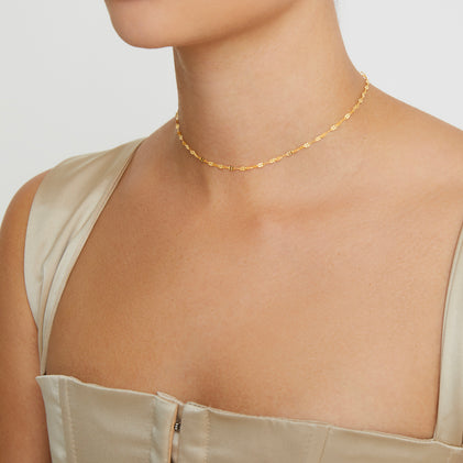 gold turchi choker necklace