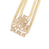 iced out zodiac necklace