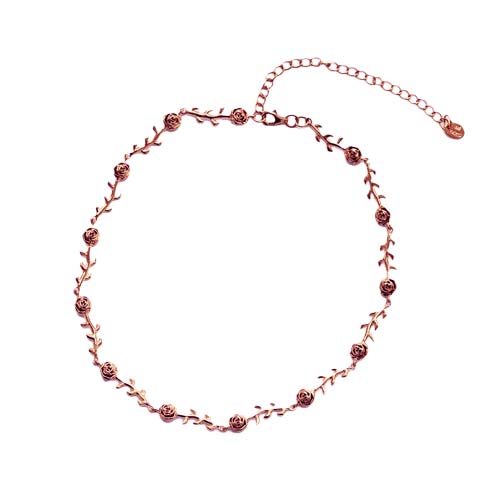 MAE. Little Rose Gold Chain Choker – REGALROSE