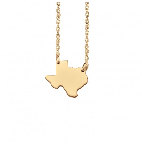Sterling Silver Louisiana Necklace Louisiana State Necklace 