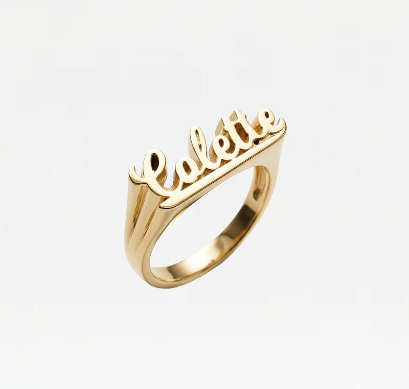 The Classic Name Ring