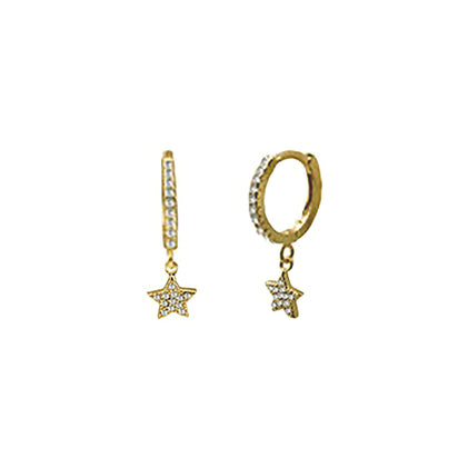 THE HANGING PAVE' STAR EARRING