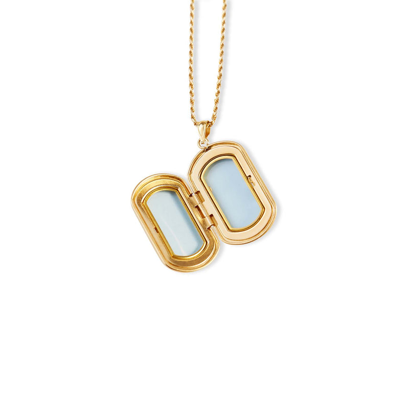 THE SENTIR PHOTO LOCKET NECKLACE (WUZG00D X THE M JEWELERS)