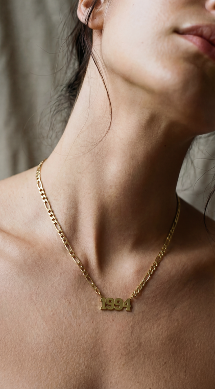 The Year Nameplate Necklace