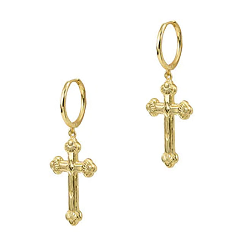 THE SIENA CROSS EARRINGS