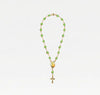 THE LIGHT GREEN ROSARY ANKLET
