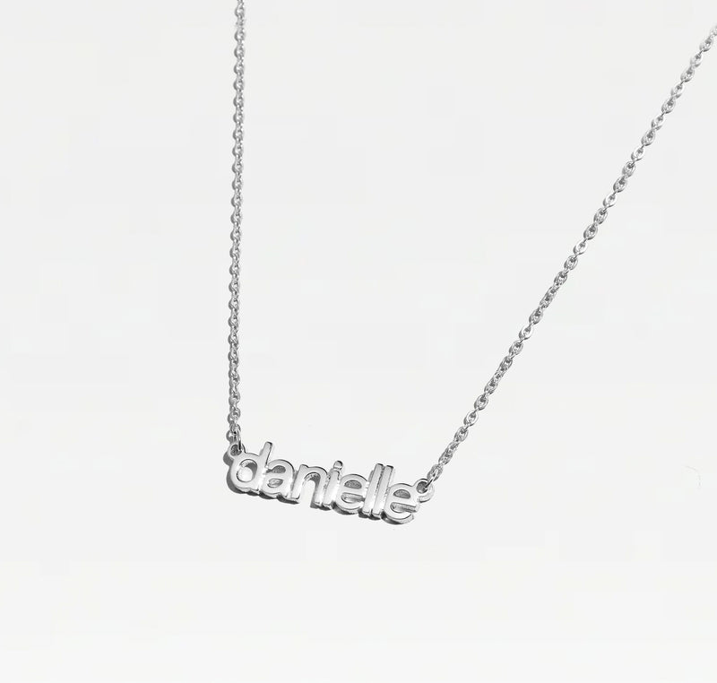 The Block Nameplate Lowercase