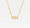 The Year Nameplate Necklace