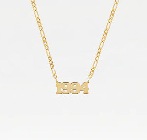 The Year Nameplate Necklace