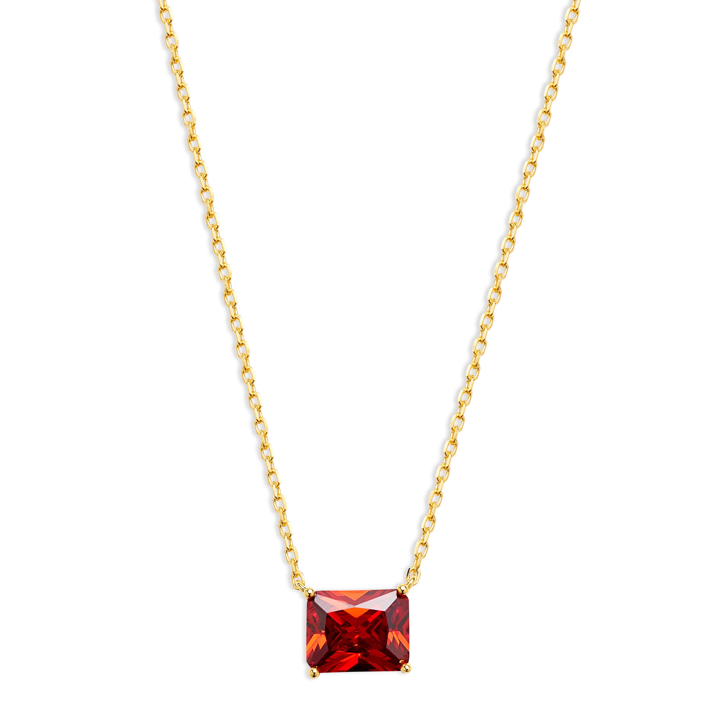 Red emerald sale necklace