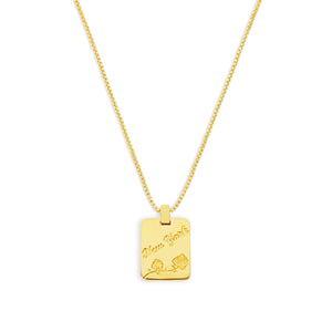 THE NEW YORK ROSE PENDANT NECKLACE
