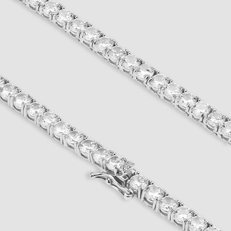 Sterling Silver Tennis Chain - 4mm