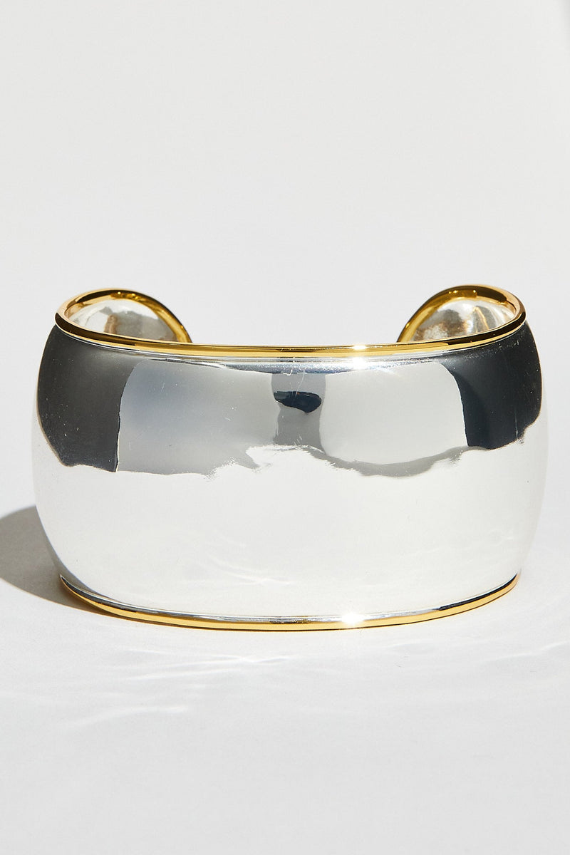 THE TWO TONE WIDE CUFF BRACELET