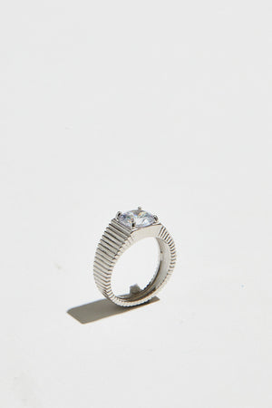 The Rouge Cz Signet Ring