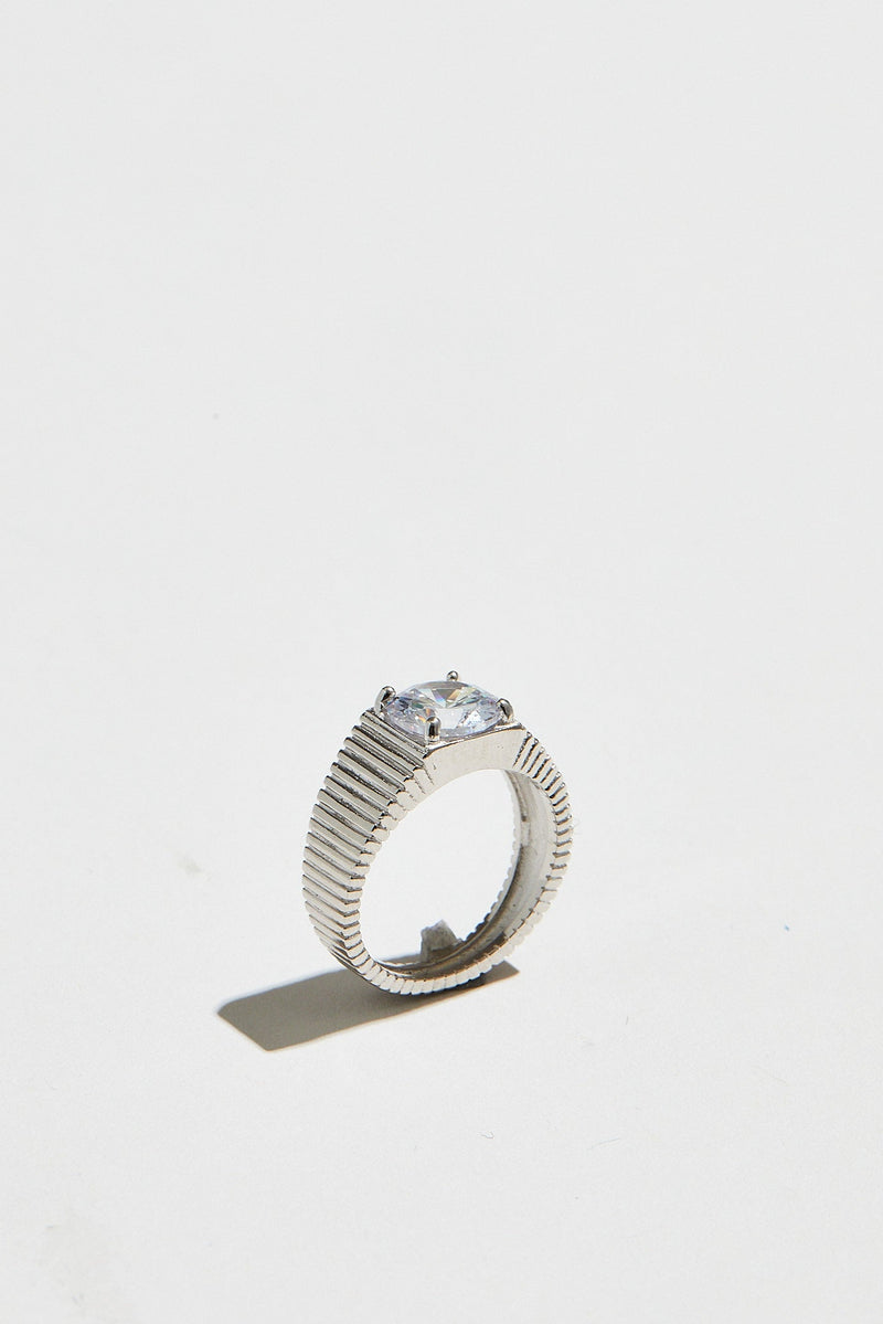 The Rouge Cz Signet Ring