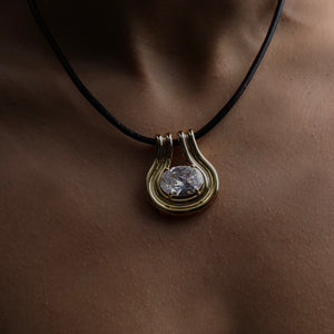 THE BIBI GEM PENDANT NECKLACE