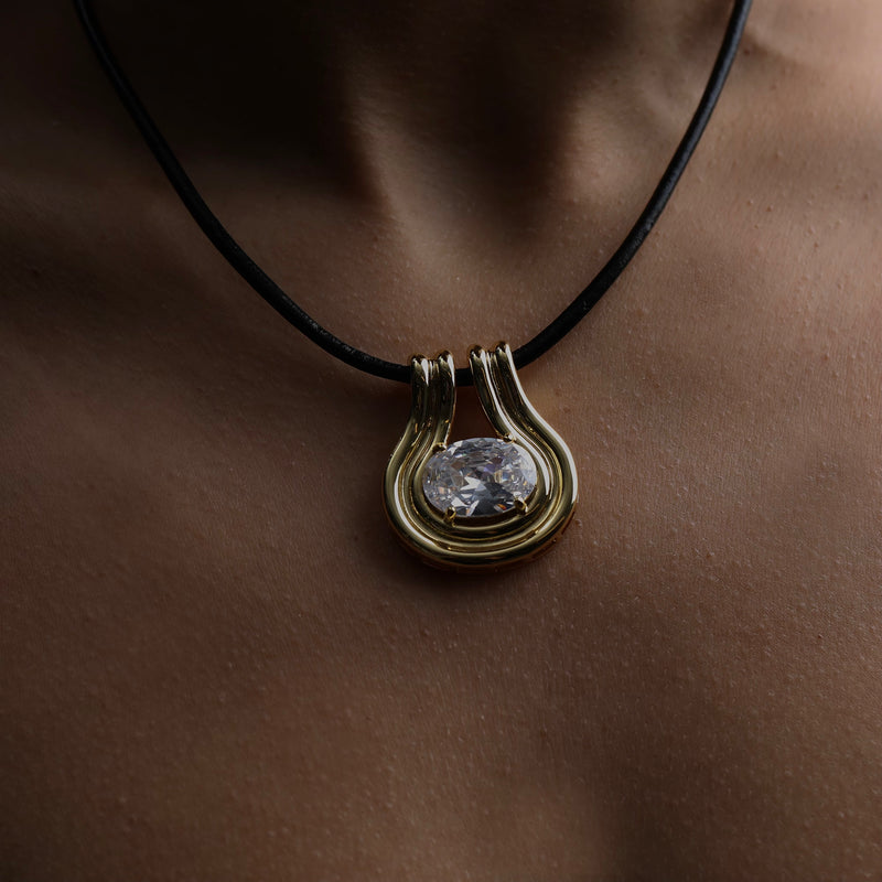 THE BIBI GEM PENDANT NECKLACE