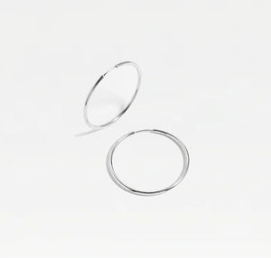 The Thin Mulberry Hoop Earrings