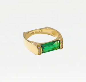 The Grant Emerald Ring