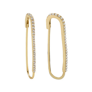 SAFETY PIN EARRING