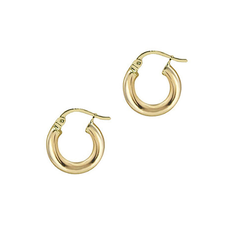 THE 14KT GOLD SMALL RAVELLO HOOPS
