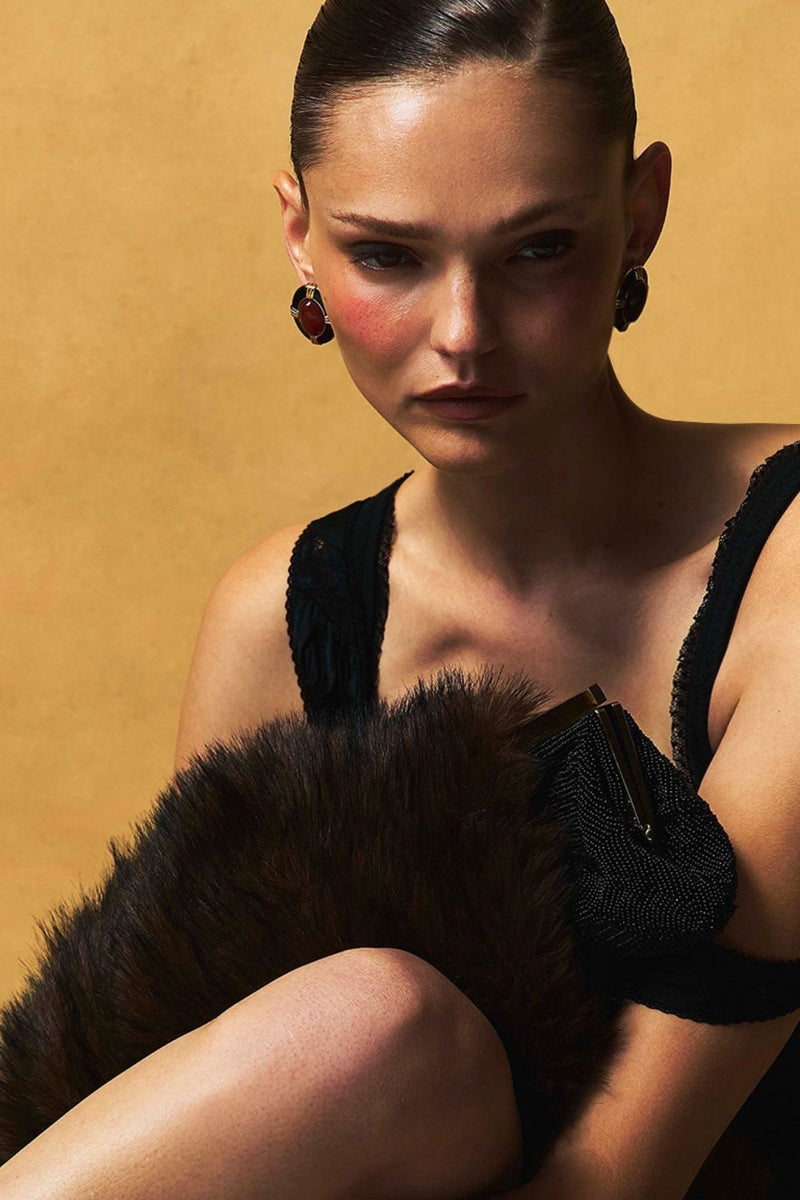 The Bold Circular Red Heirloom Earrings