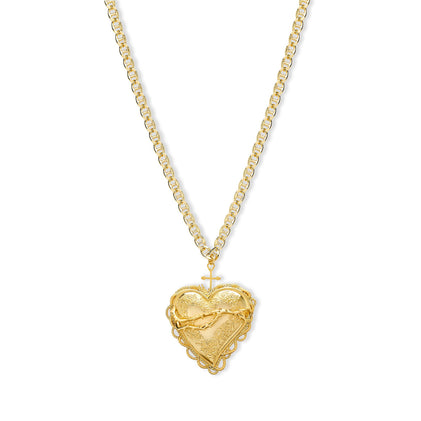 thorn heart necklace
