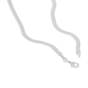 THE SILVER FLAT CHAIN NECKLACE