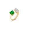 THE AVERY EMERALD PEAR RING
