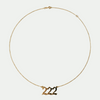 The Angel Number Nameplate Necklace