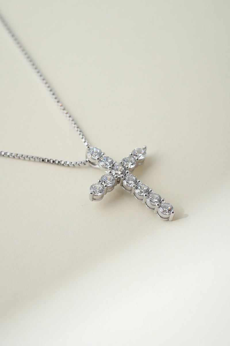 The Bella Pavé Cross Pendant
