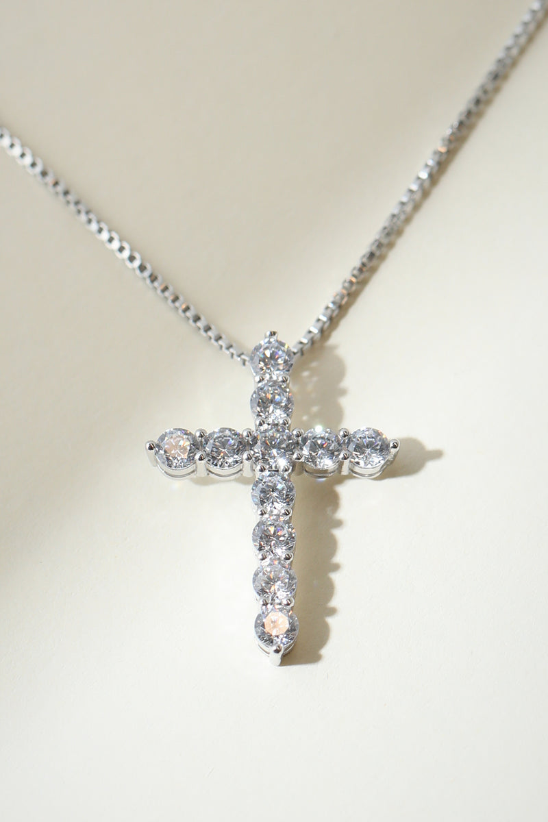 The Bella Pavé Cross Pendant