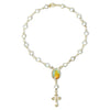 THE CLEAR ROSARY ANKLET