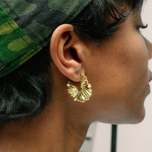 THE FLOWER PETAL HEIRLOOM EARRING