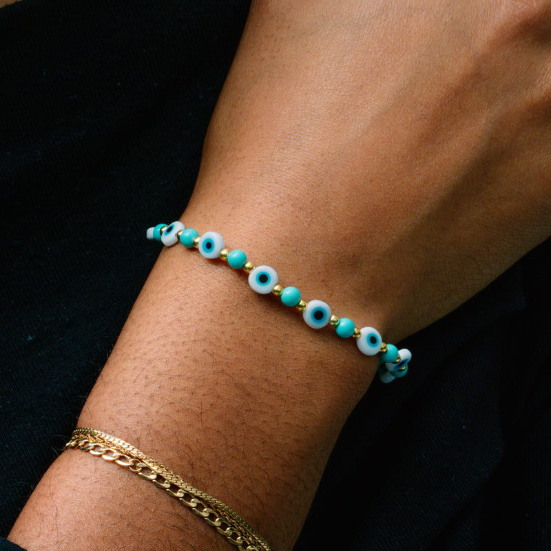 THE EVIL EYE BEADED BRACELET