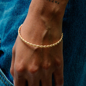 THE THIN ROPE BANGLE BRACELET