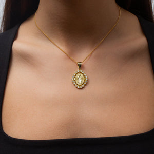 THE GIA GUADALUPE PENDANT NECKLACE