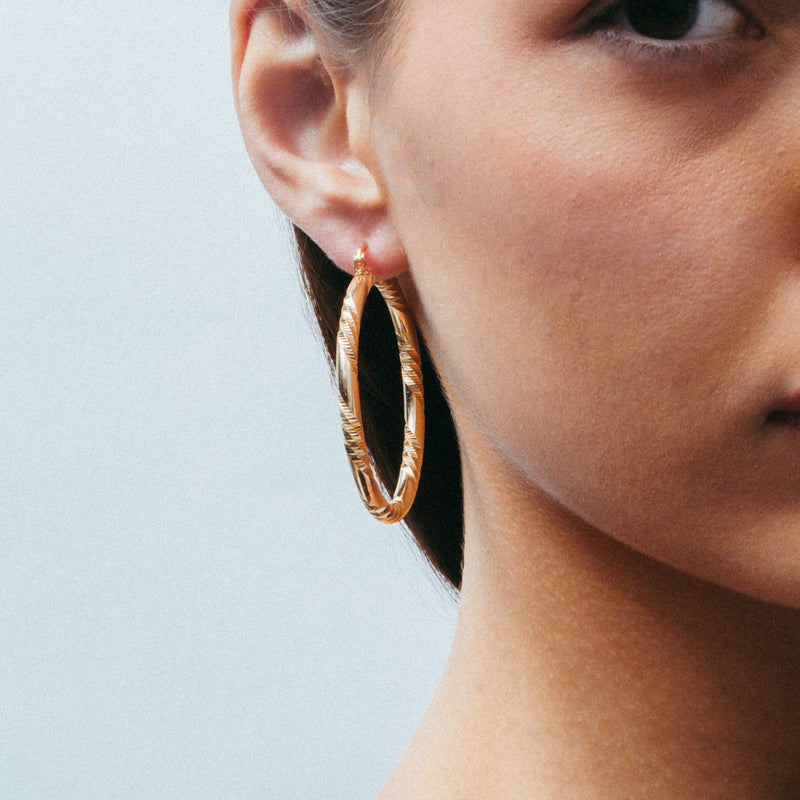 THE MERCER HOOP EARRINGS (LARGE)