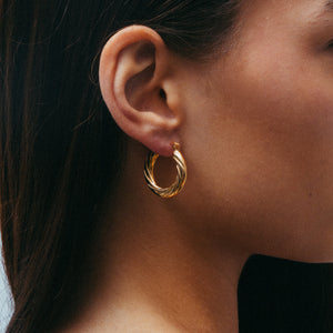 THE TWISTED HOWARD HOOP EARRINGS