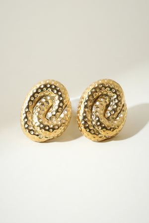 The Bold Texture Seashell Earrings
