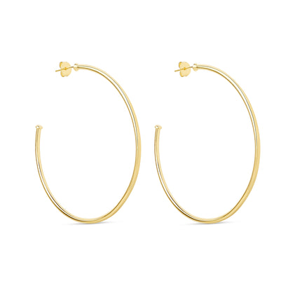 The Large Everyday Gold Hoops