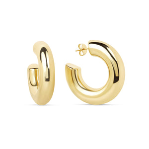 The Large Gold Hailey Hoops